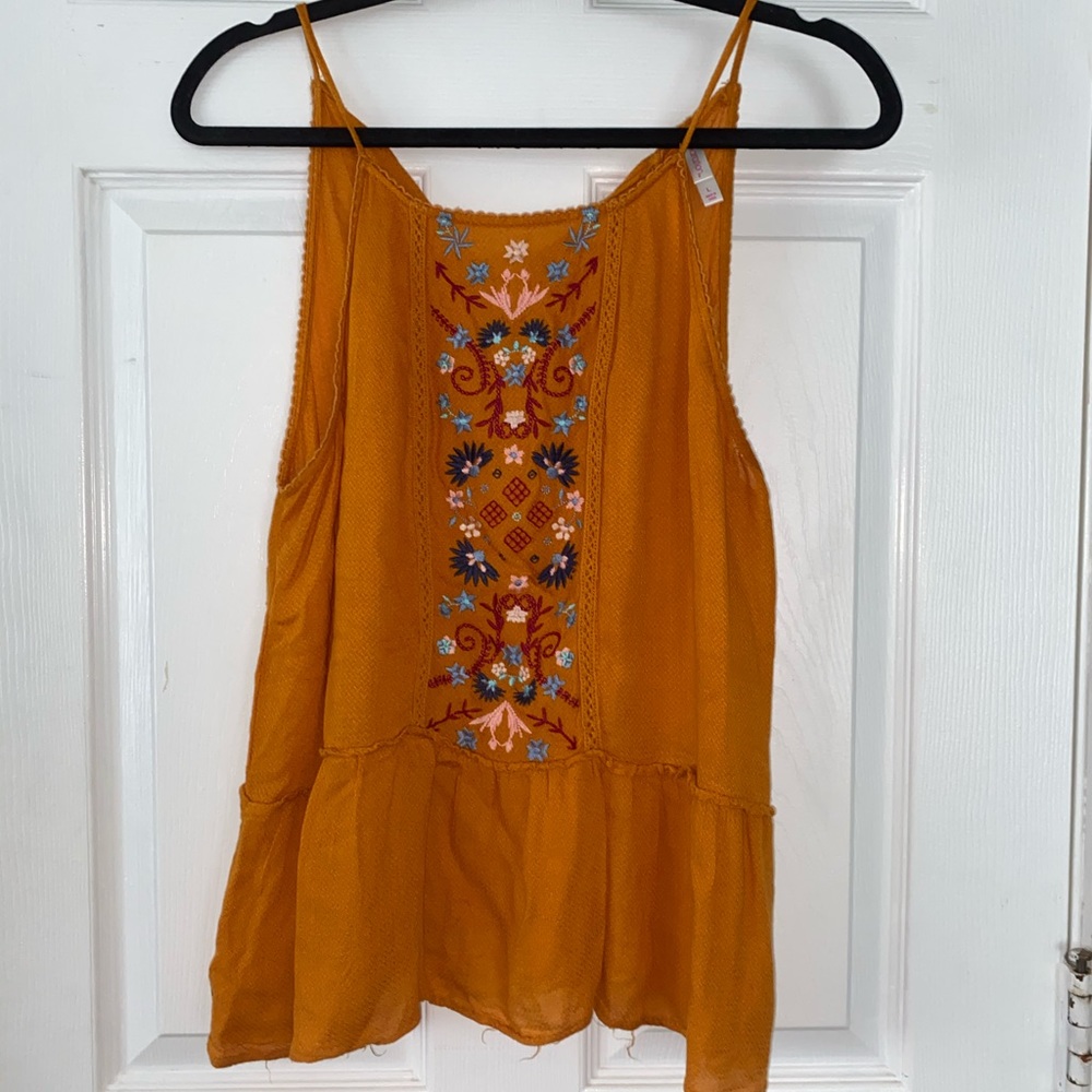 Cute fall embroidered shirt!